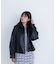 フェイクレザードロストブルゾン