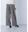 ウエストラインタックワイドパンツ