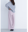 ウエストラインタックワイドパンツ