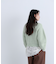 クロップドアゼフォルムニット