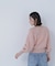 パールボタンヘアリーニット