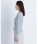 パールボタンヘアリーニット