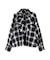 チェックボウタイブラウス