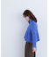 襟付きペプラムニット