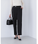 ＜骨格ストレート＞ベルト付スリムストレートパンツ