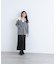 フェイクファー付ボクシーカーディガン
