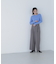 ニュアンスネックリブニット