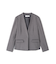 ウーステッドライクツイル SETUP ノーカラージャケット