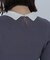 襟付ベーシックリブニット