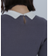 襟付ベーシックリブニット