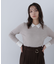 襟付ベーシックリブニット