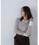 襟付ベーシックリブニット