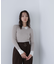 襟付ベーシックリブニット
