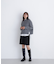 サイドスリットハイネックニット