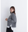 サイドスリットハイネックニット