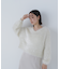ヘアリーラメニットシリーズ Vネックニット