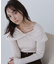 フロントリボンニット