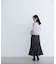 サイドナローリボンニット