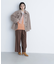 バックスリットミドルニット