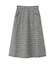ツイードフレアスカート