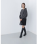 Vネックボクシーラメニット
