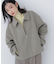 ＜朝比奈 彩さんコラボ＞ステンカラージップブルゾン
