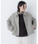 ＜朝比奈 彩さんコラボ＞ステンカラージップブルゾン
