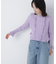ミニケーブルフリルニット