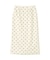 ドットサテンタイトスカート
