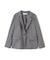 メランジシャークスキン SETUP テーラードジャケット