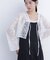 〈N.〉レース羽織ブラウス