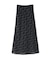 〈N.〉フラワープリントナロースカート
