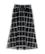 ウィンドペンチェックフレアスカート