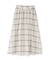 ウィンドペンチェックフレアスカート