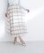 ウィンドペンチェックフレアスカート