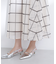 ウィンドペンチェックフレアスカート