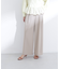 ベルテッドタックワイドパンツ
