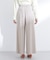 ベルテッドタックワイドパンツ