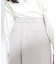 ベルテッドタックワイドパンツ