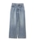 ワイドストレートデニムパンツ