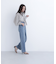 ワイドストレートデニムパンツ