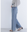 ワイドストレートデニムパンツ