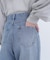 ワイドストレートデニムパンツ