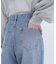 ワイドストレートデニムパンツ