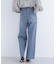 ワイドストレートデニムパンツ
