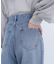 ワイドストレートデニムパンツ