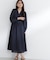 フロントボタン開襟ワンピース