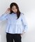 フリルカラーシャツ