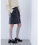 フェイクレザーミニスカート