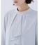 ラッフルボウタイブラウス